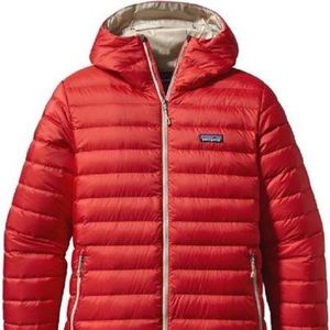 Patagonia Down Sweater Hoody - Cochineal Red